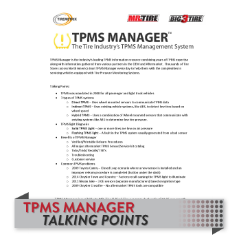 tpms talking points